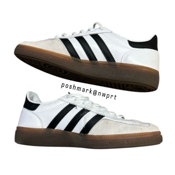 Adidas ⚽️ Handball Spezial Sneakers Runners White Black 6.5 7 Box - Picture 6 of 14